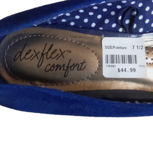 Dexter, Dexflex Comfort, Royal Blue ,Size 7 1/2 - Picture 4 of 9